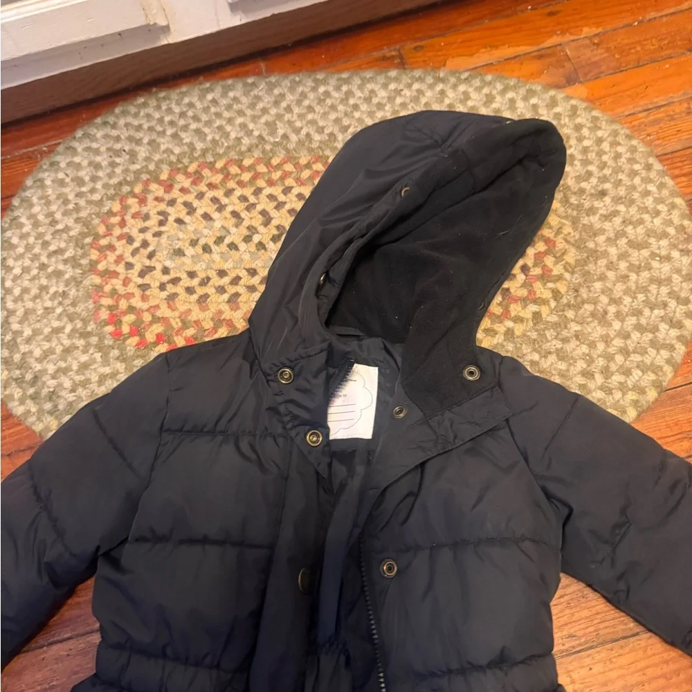 GAP Kids Dark Puffer Coat with Hood